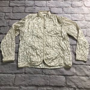 MSK Crêpe Zipper Jacket Blazer Sequins Size Medium